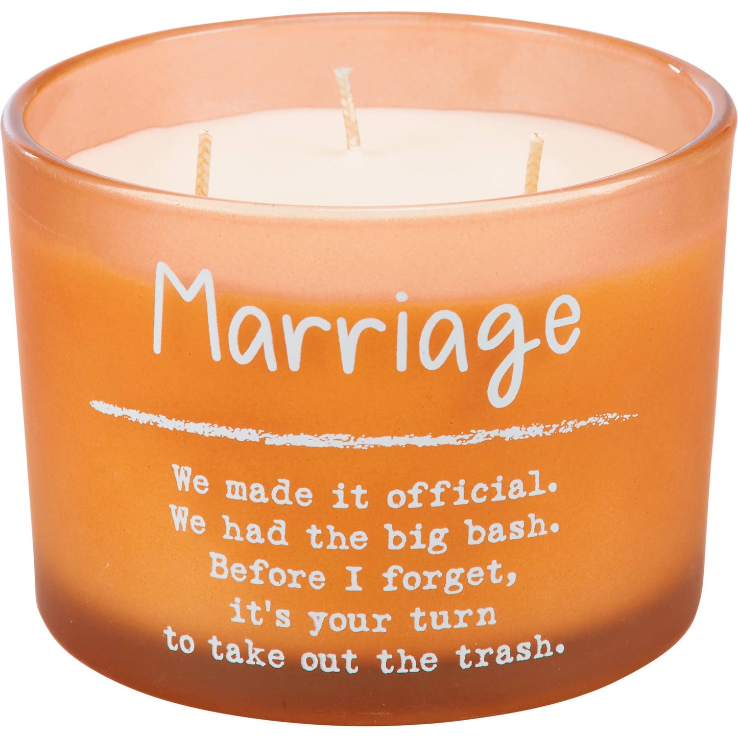 Marriage Poem Jar Candle