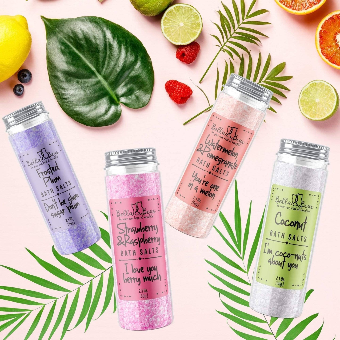Paradise Fruits Bath Salts Gift Set | Women| Teens