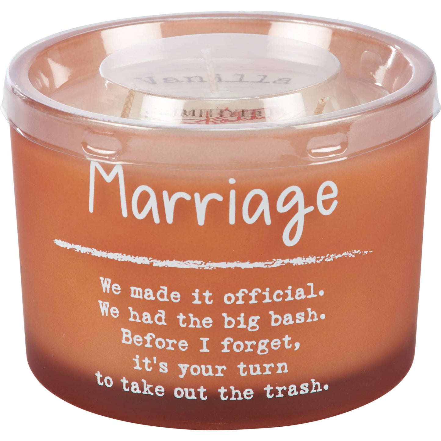 Marriage Poem Jar Candle