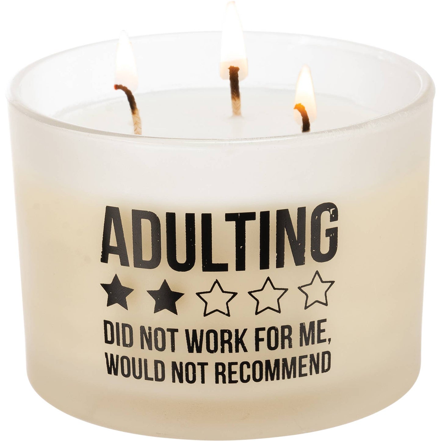 Adulting Soy Candle – "Would Not Recommend"