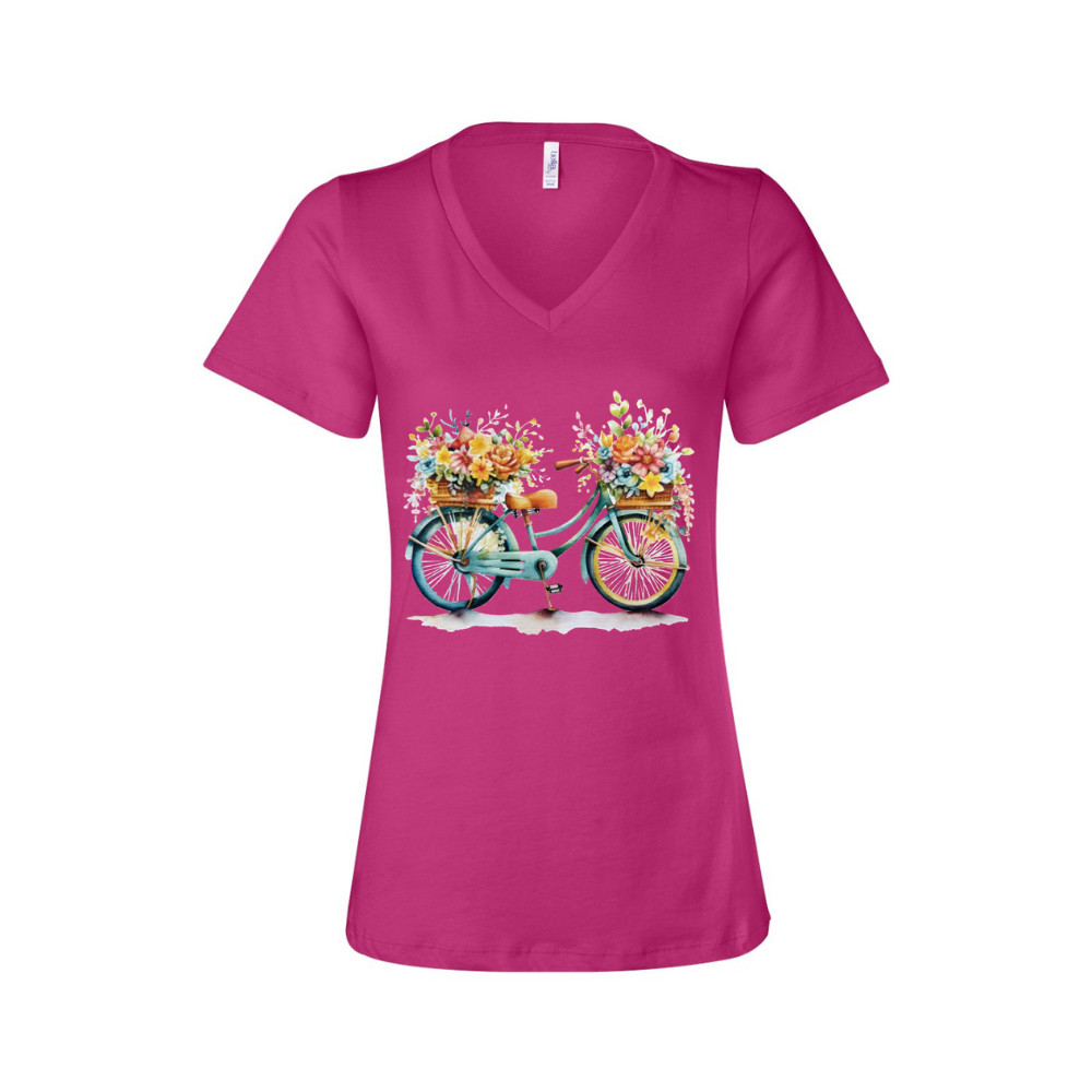 Bicycle & Flowers T-Shirt