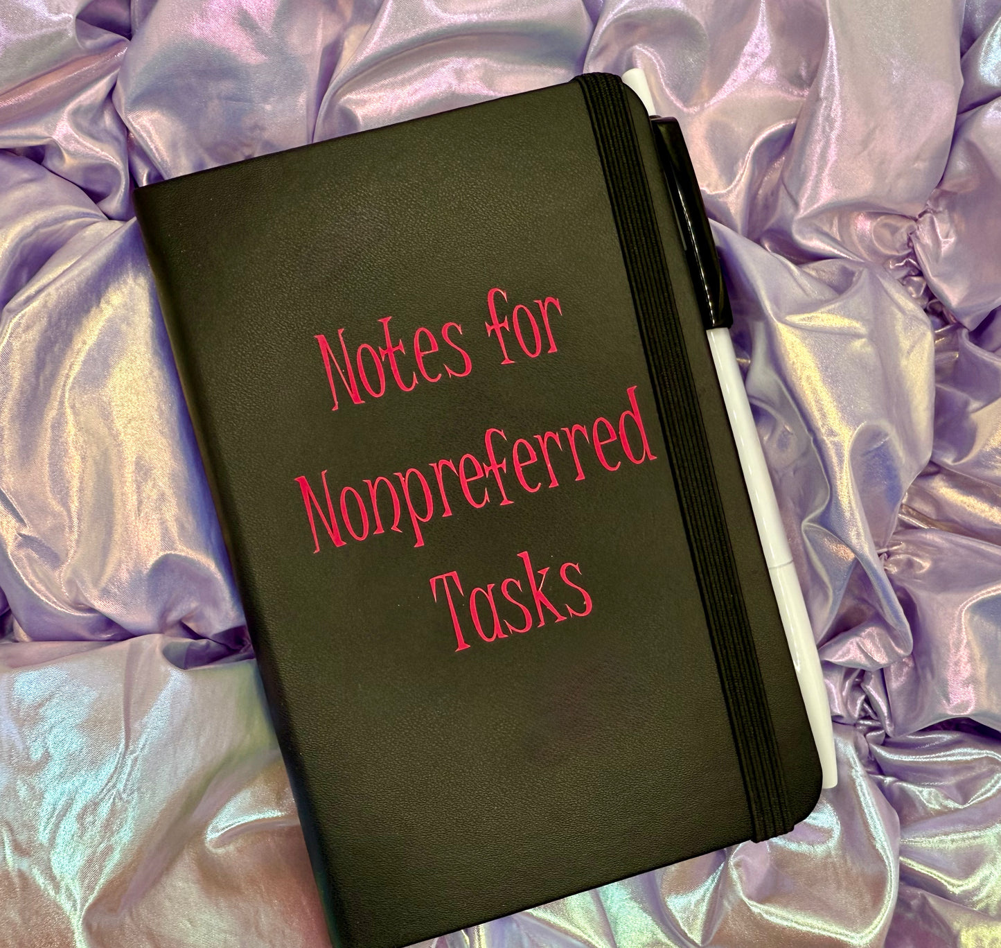 "Notes for Nonpreferred Tasks" Hardcover Journal – 3.5" x 5.5" | College-Ruled with Pen