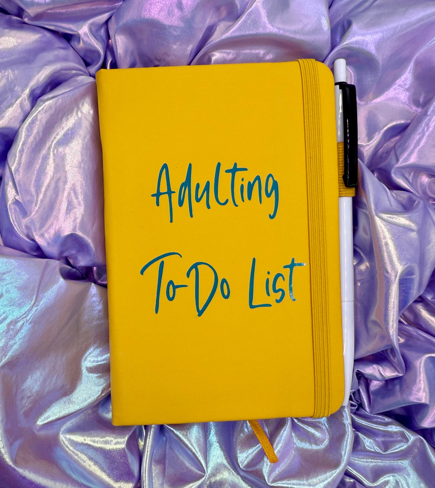 “Adulting To-Do List” Hardcover Journal with Pen – 3.5" x 5.5" | College-Ruled