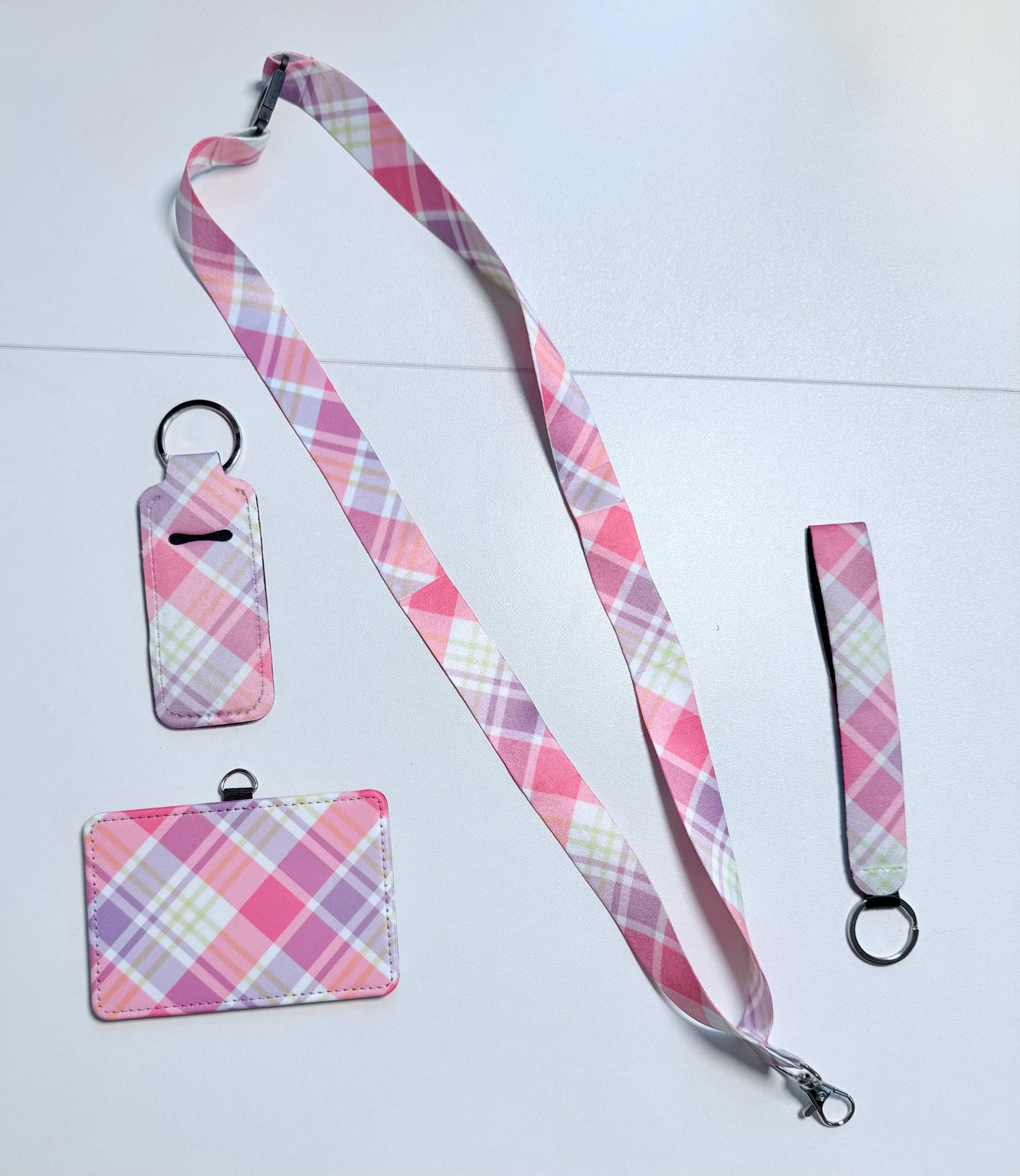 Pink/Purple Plaid Accessories