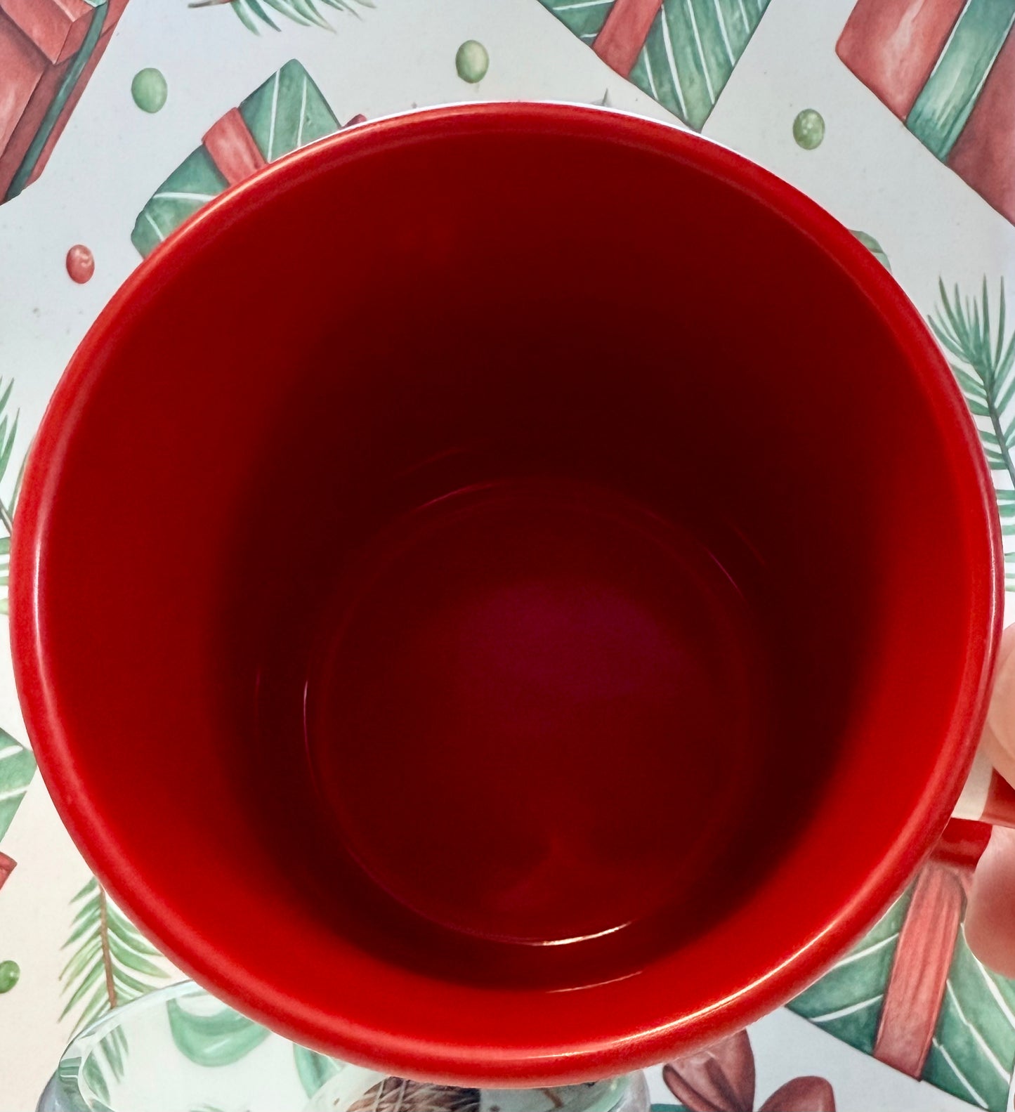 Christmas Cookies Mug – 15 oz (Red interior, red handle)