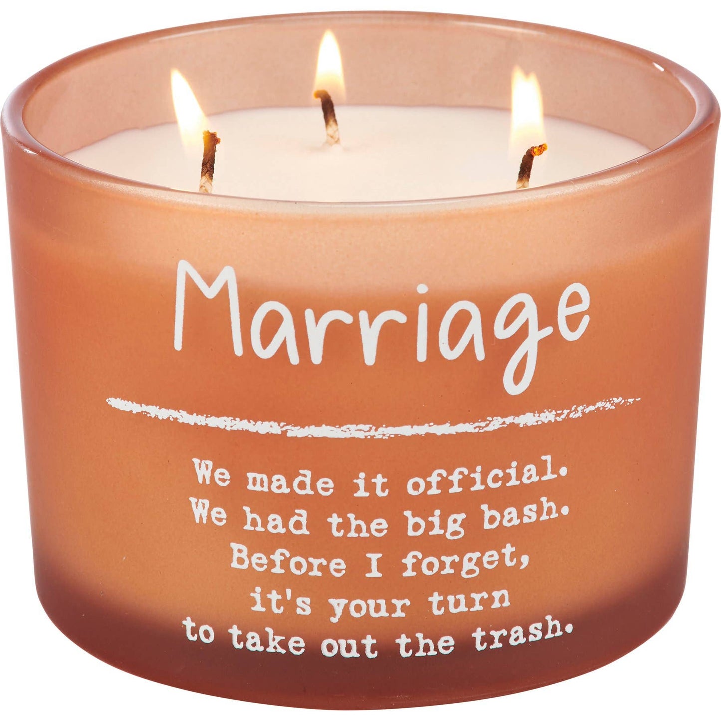 Marriage Poem Jar Candle