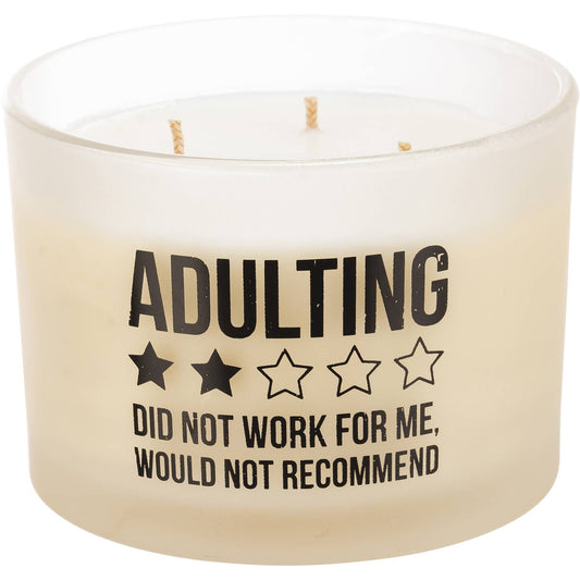 Adulting Soy Candle – "Would Not Recommend"