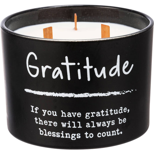 “Gratitude” Jar Soy Candle – A Daily Reminder to Count Your Blessings