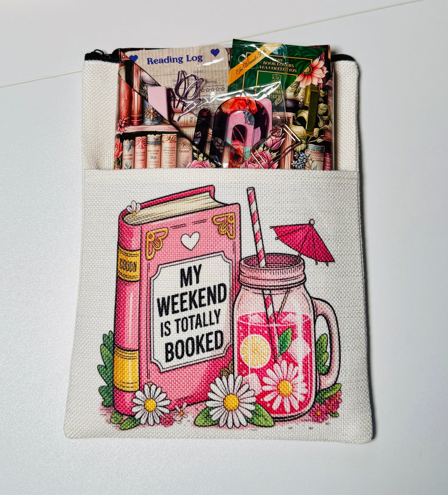 Blind Date with a Book: Genre of Your Choice + My Weekend is Totally Booked Book Pouch