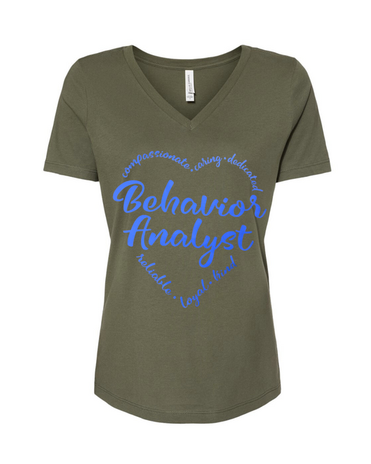 Behavior Analyst w/Heart T-Shirt – A Heart for Helping