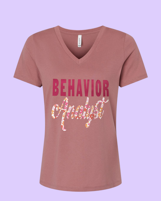 Behavior Analyst T-Shirt - Rooted in Science, Blooming with Compassion