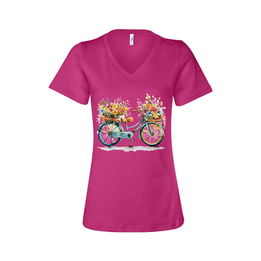 Bicycle & Flowers T-Shirt