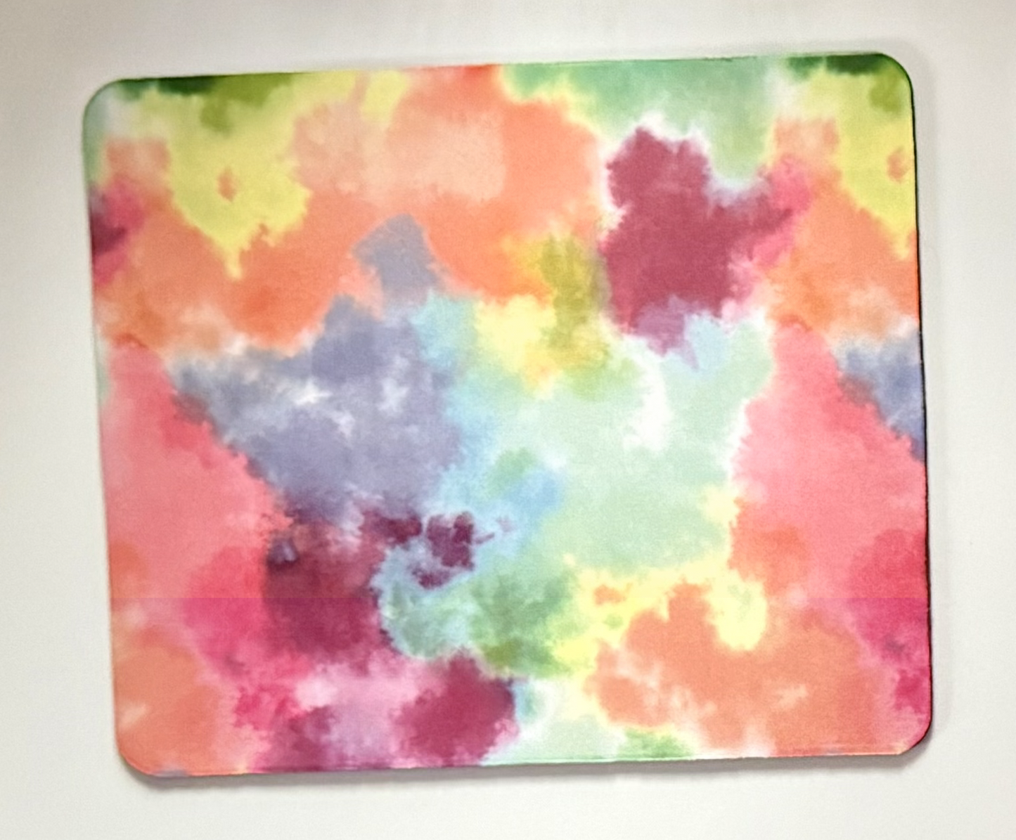 Bright Watercolors Mouse Pad