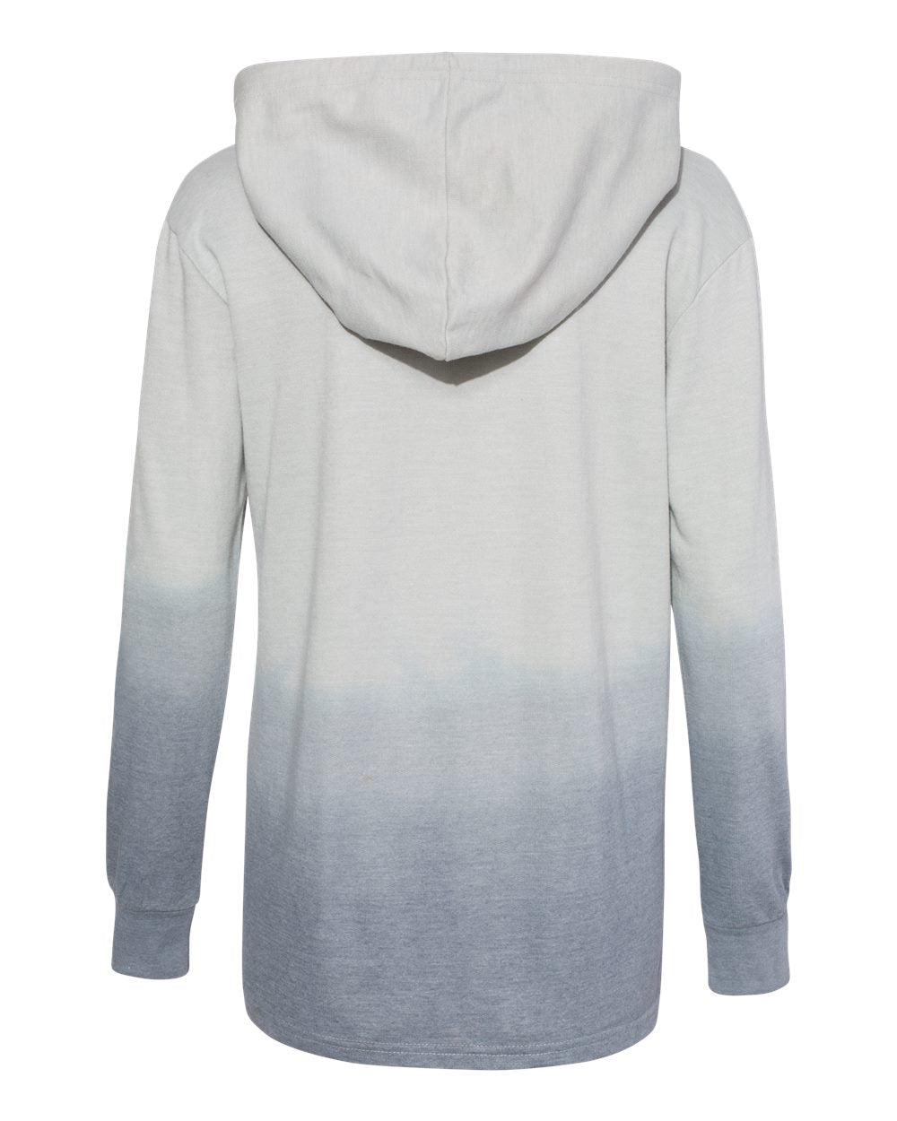 You are the Keeper of your Peace Long-Sleeve Gray/Blue Ombre Hoodie