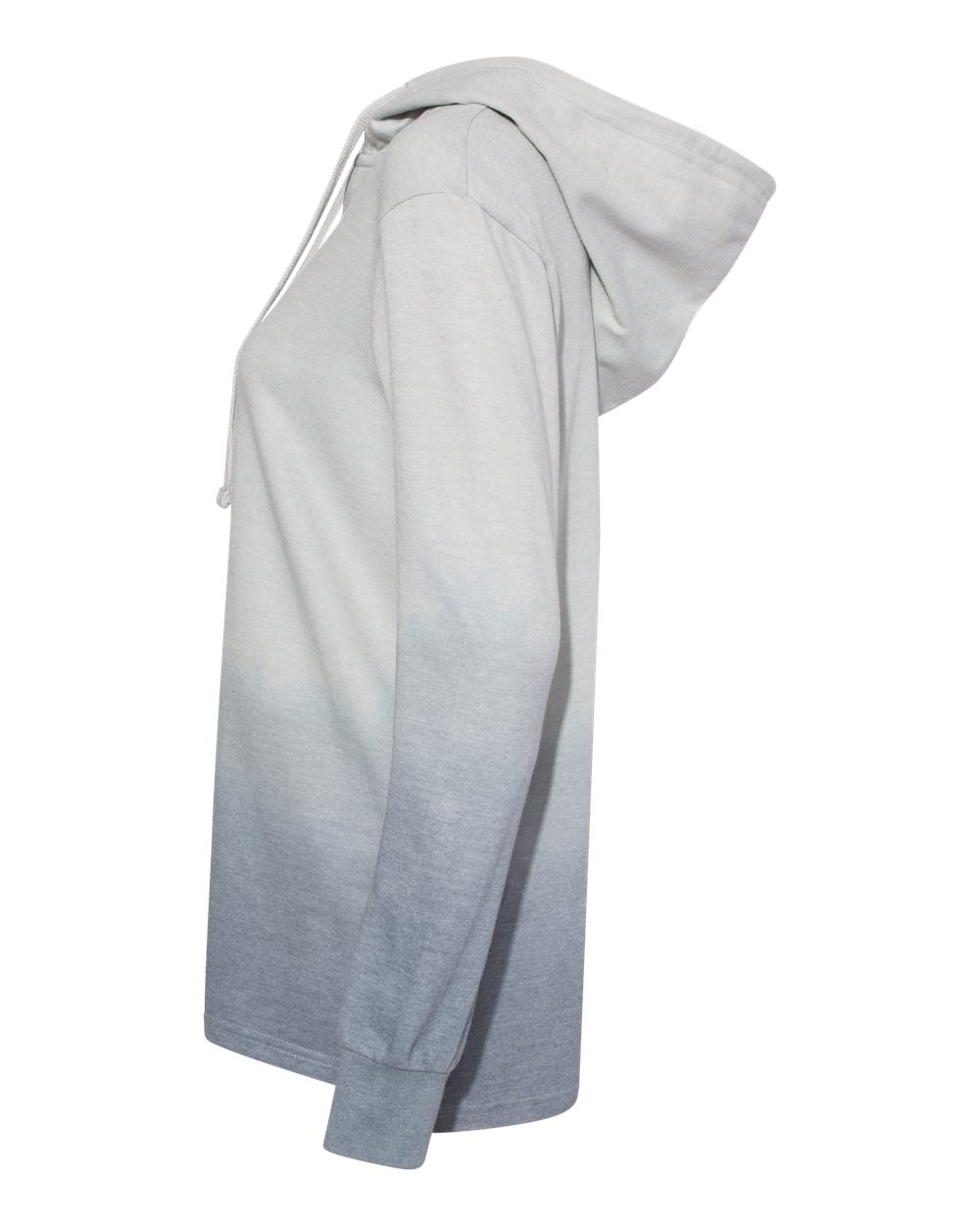 You are the Keeper of your Peace Long-Sleeve Gray/Blue Ombre Hoodie