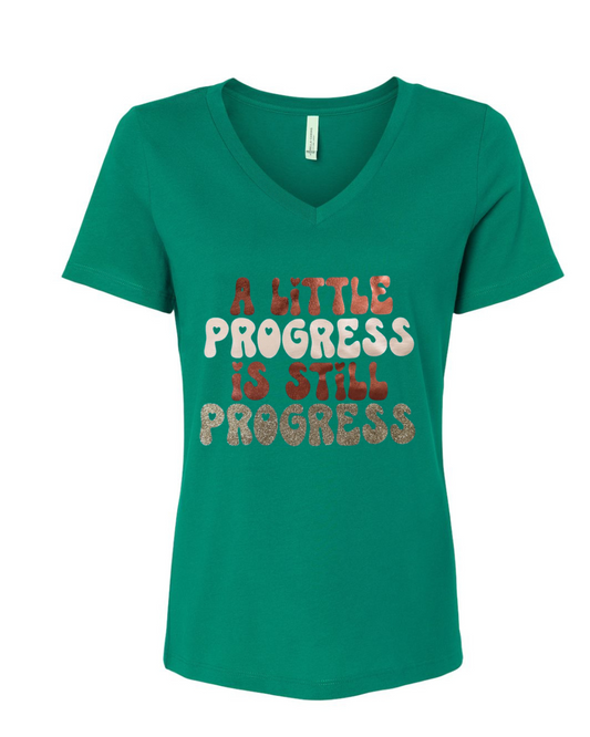 “A Little Progress Is Still Progress” T-Shirt– Gentle Motivation for the Journey