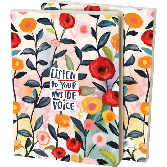 “Listen to Your Inside Voice” Flat-Lay Journal